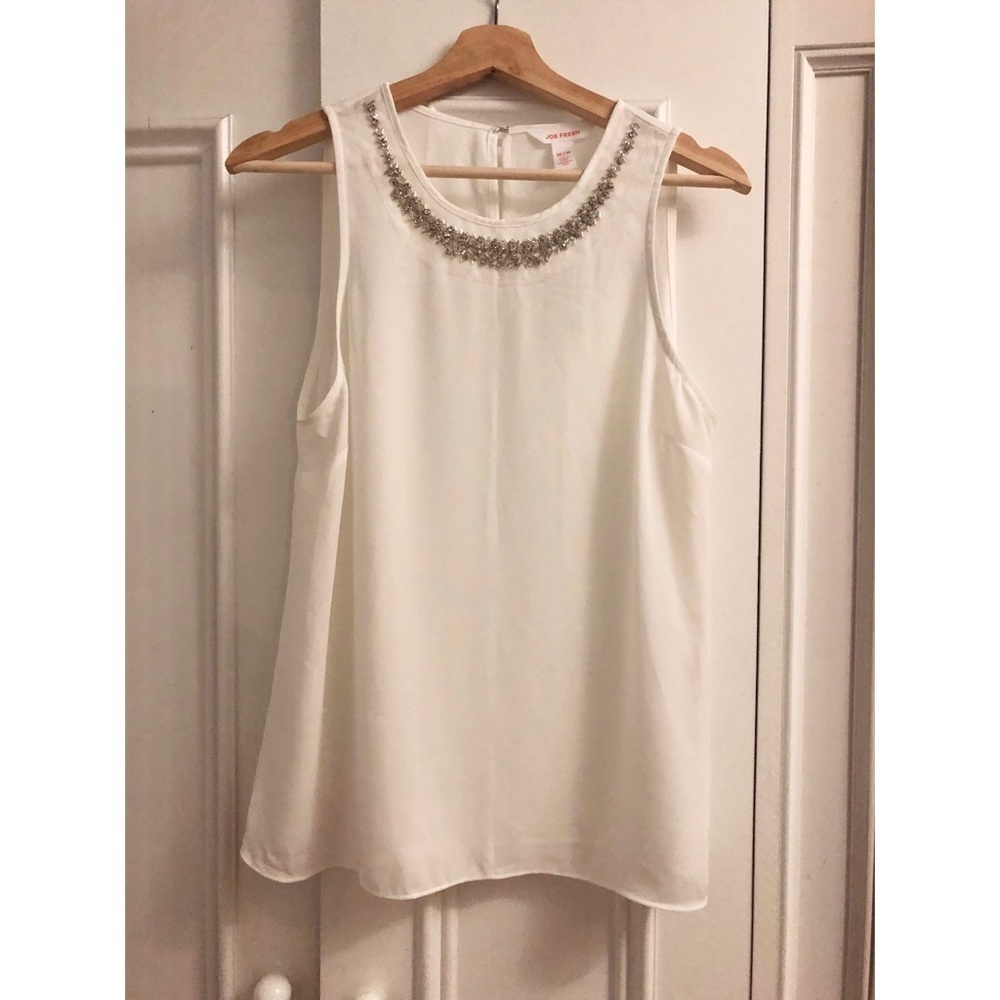 𝅺beaded Sleeveless Blouse - Picture 4 of 6